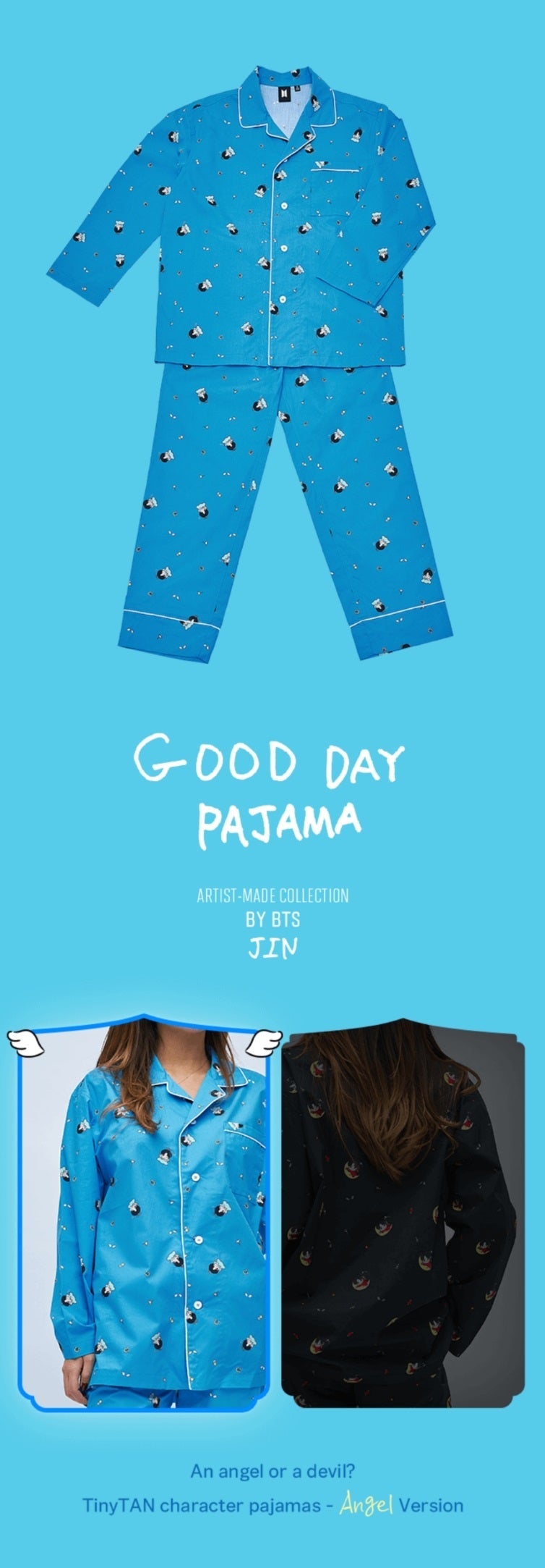 BTS JIN GOOD DAY Pajama Mサイズ 新品未開封