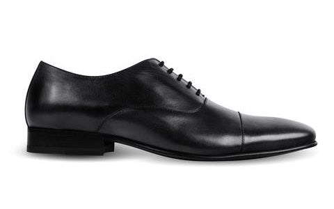 cheap black leather shoes