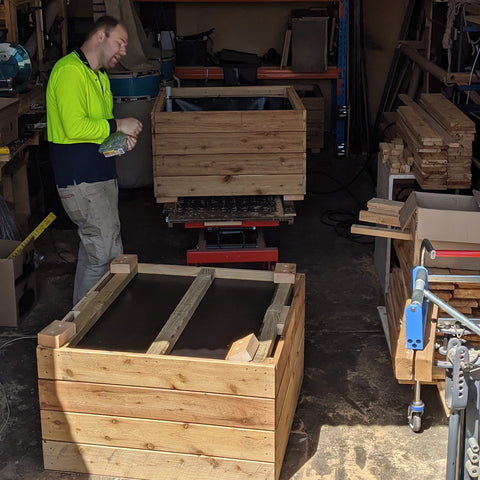 Building planter boxes