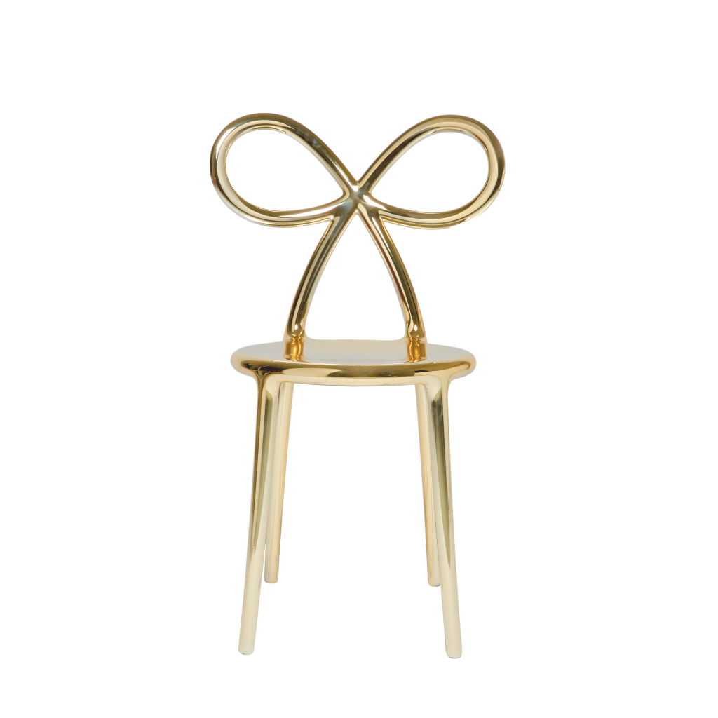 Qeeboo Ribbon Chair Metal Finish