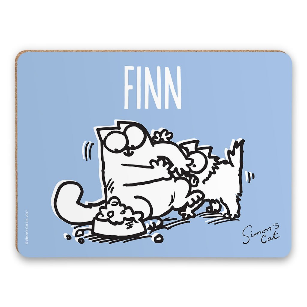 Personalised Paw S Off Blue Placemat Simon S Cat Shop