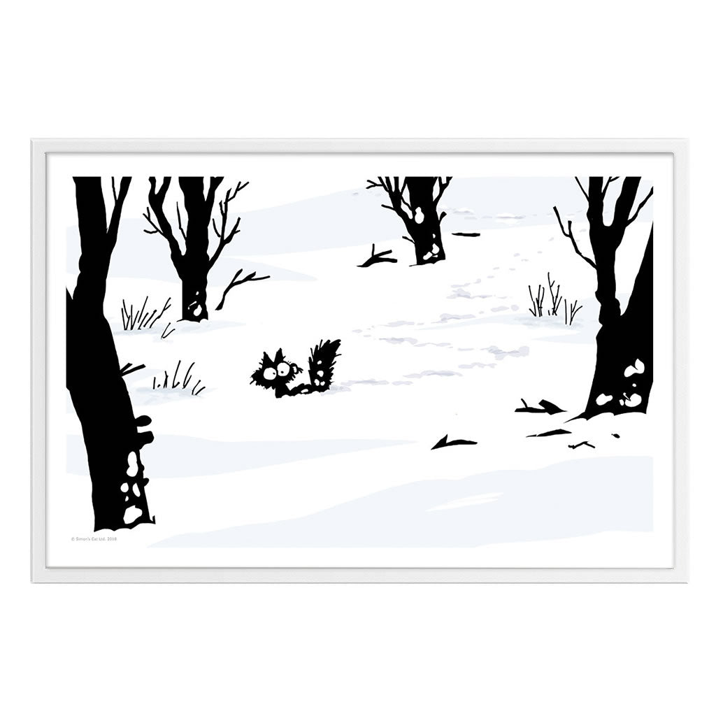 Snow Shoes - Framed Art Print (61x40cm 
