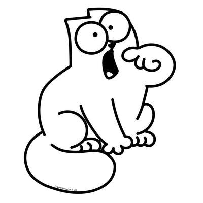 Simon's Cat Feed Me Car Sticker, Simon's Cat Shop