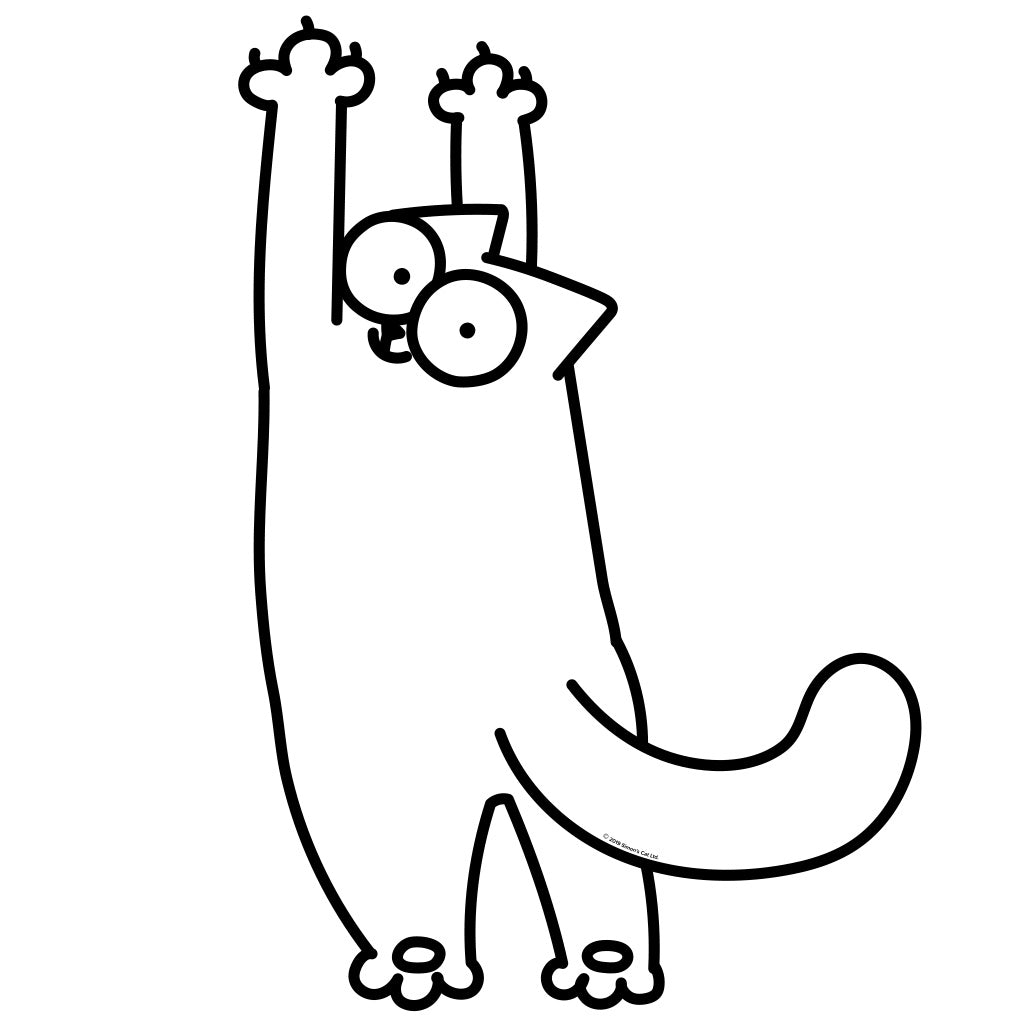 Simon's Cat Feed Me Car Sticker – Simon's Cat Shop