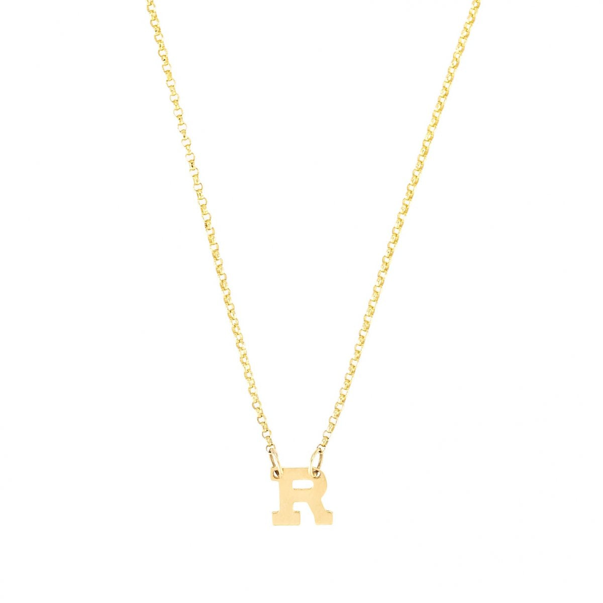 Gold Mimi Necklace, Kids Initials Necklace – Uniquely Imprint