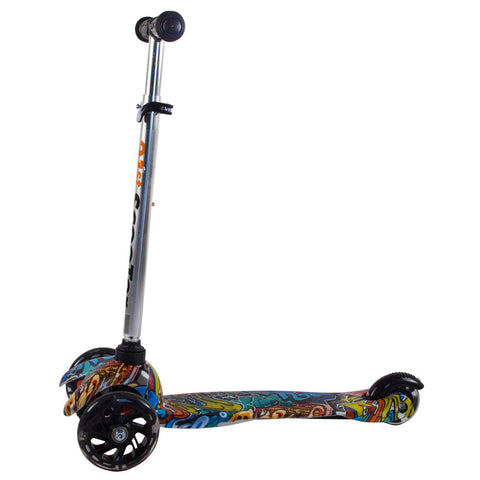 3 wheel push scooter