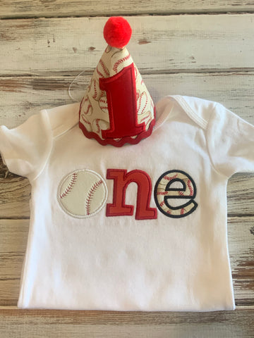 1st birthday baseball outfit