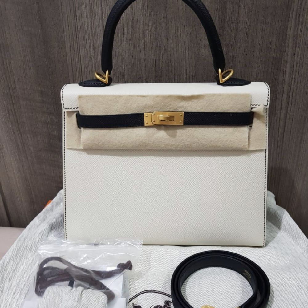 HERMES Bag Haul/Reveal* - HERMES 32cm 'Craie' Epsom Leather Kelly