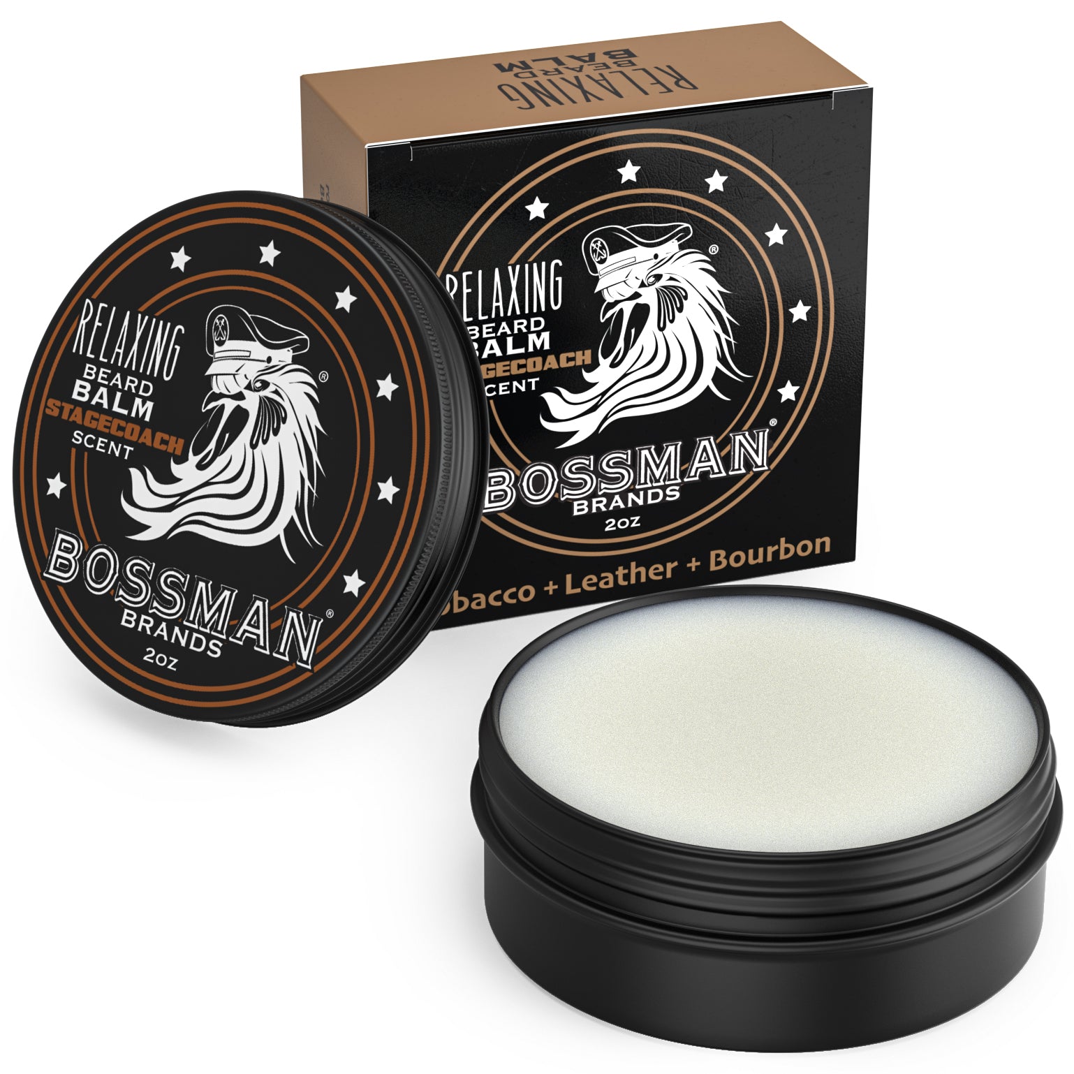 All Natural Fortify Intense Beard Conditioner  Bossman Brands Facial Hair  & Beard Conditioners