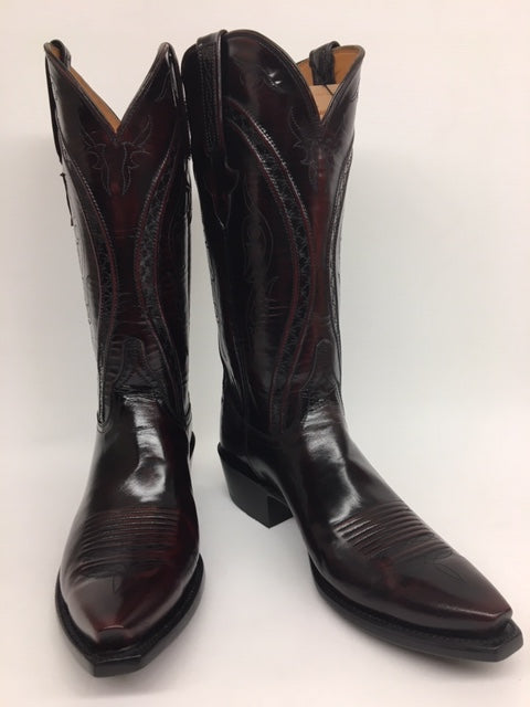 Lucchese - L1509.53 Black Cherry Goat