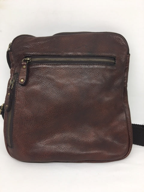 Scully - #924 Chocolate Brown Leather Crossbody