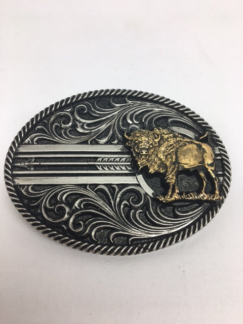 Montana Silversmiths Attitude- A873 Buffalo Line