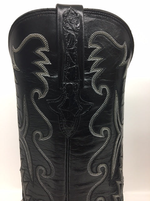 Lucchese - E2147.X13 Black Ultra Belly Caiman