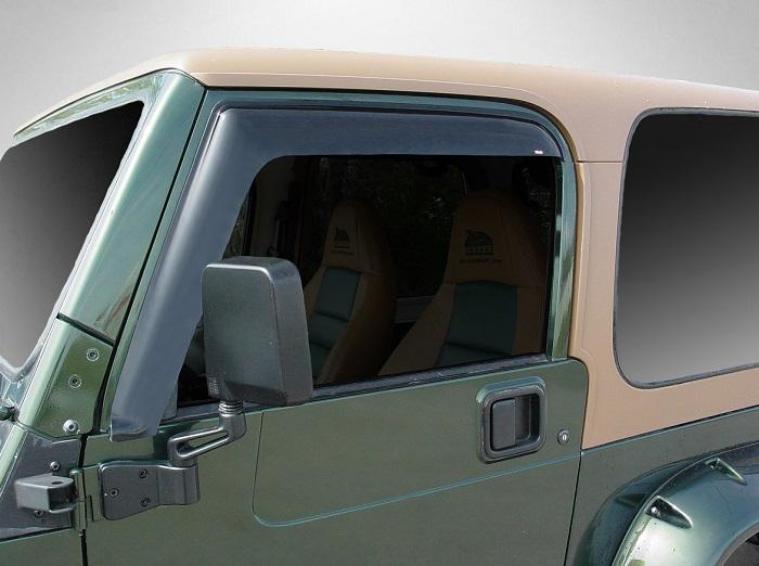 1999 Jeep Wrangler Slim Wind Deflectors – Wade Auto