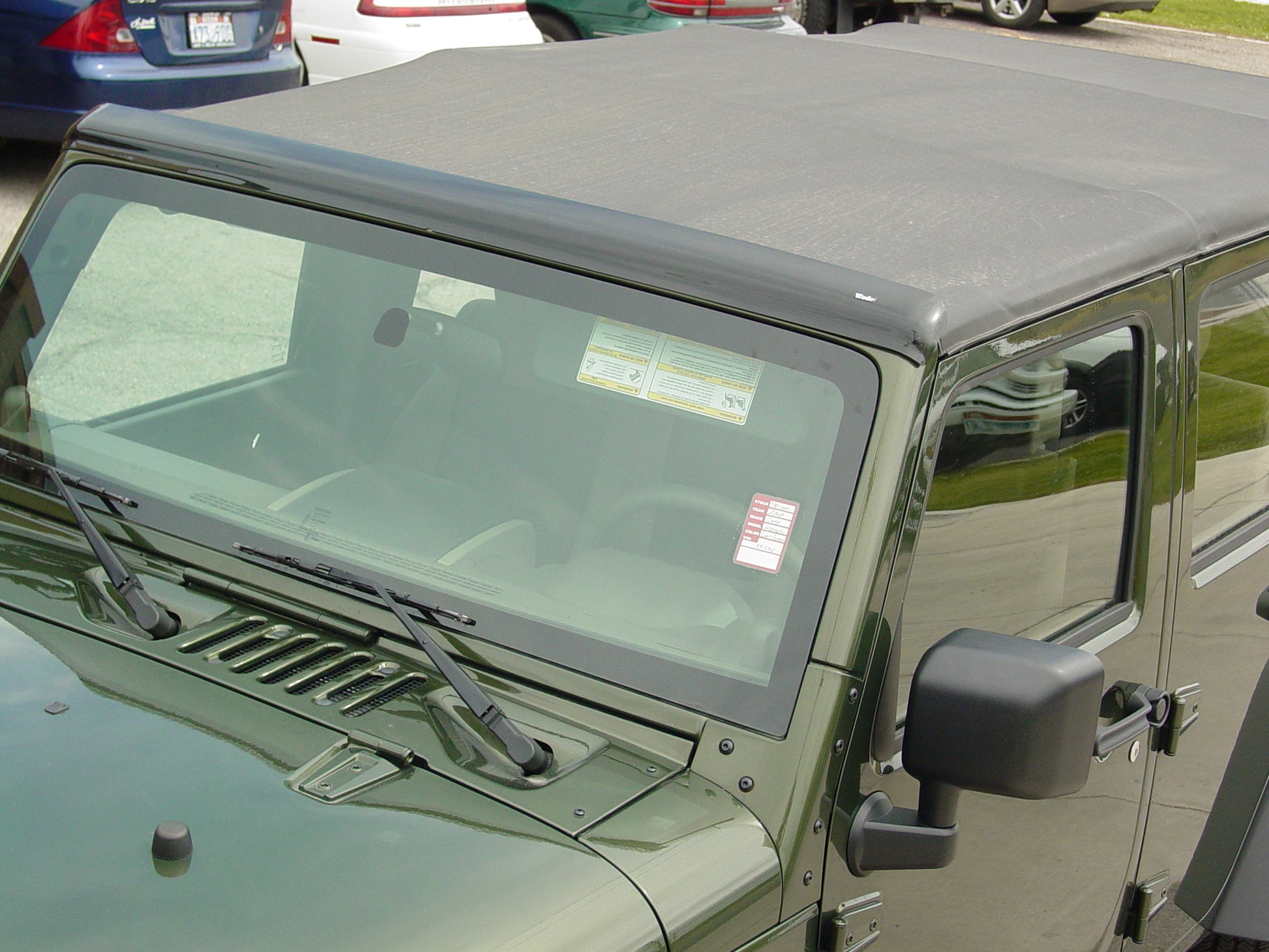 Jeep Wrangler JK Top Wind Deflector – Wade Auto