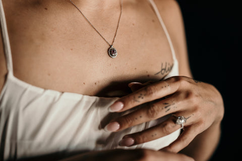 Spinel and Gold necklace