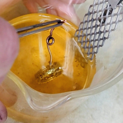 The process of rhodium plating an engagement ring