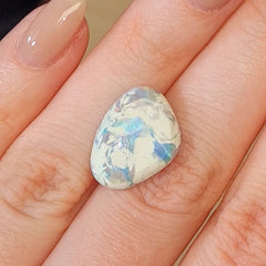 matrix opal with sand stone cabochon gemstone
