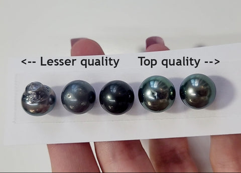 pearl qualities how to tell perfect flawed blemished round top quality