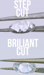 step cut vs brilliant cut diamond