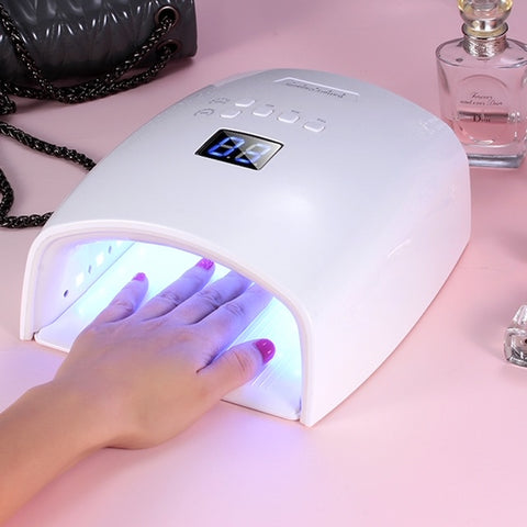 New Rechargeable Professional Nail Lamp For Nail Shop Wireless UV LED Lamp  96W Gel Polish Drying Lamp For Nails Salon Equipment - AliExpress