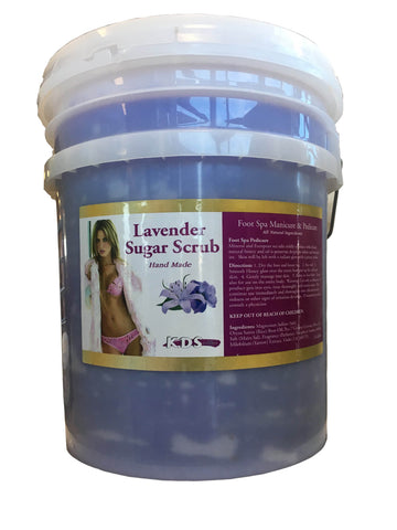 Kds Sugar Scrub 5gal Bucket - Lavender (Pick Up Only) - Classique Nails Beauty Supply Inc.