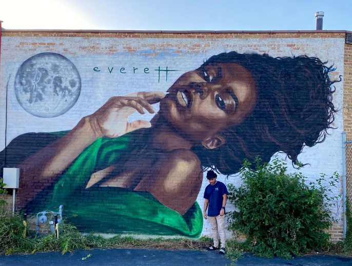 ZenARTist Everett Reynolds - contemporary art - Zira mural