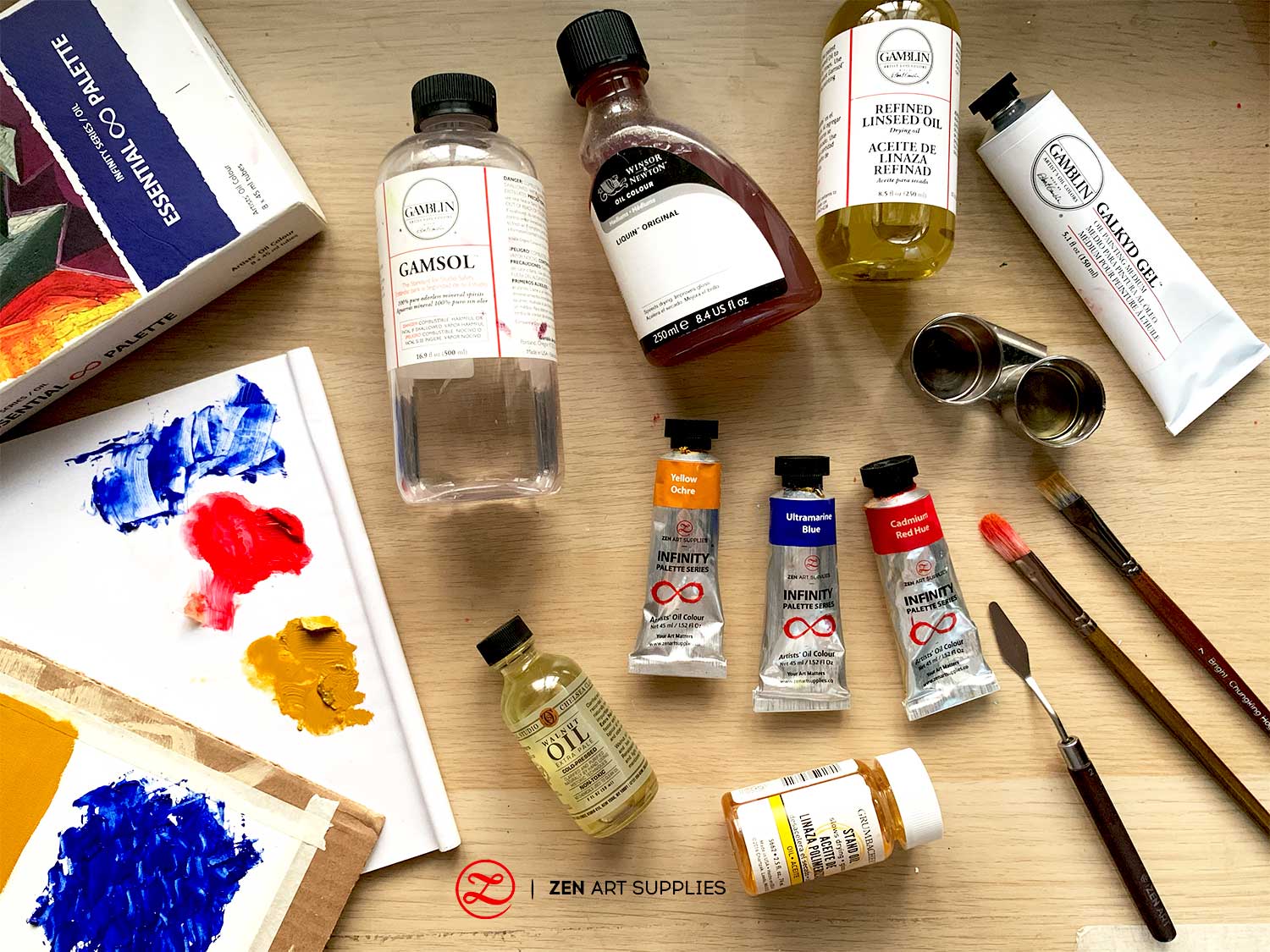 Oil Painting Materials and Supplies for Beginners - FeltMagnet