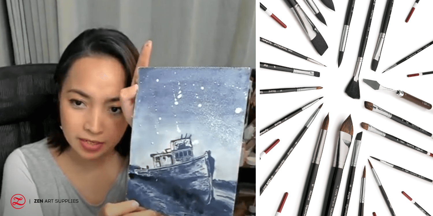 ZenART Tutorial - Filipina Polymath Artist Kathleen Torre ZenART Supplies