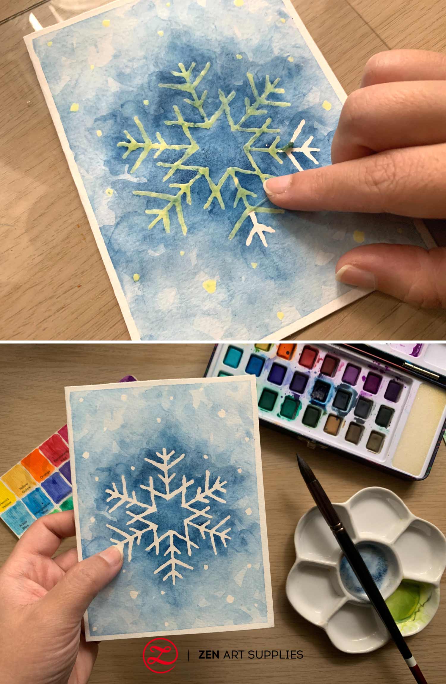 How To Paint Simple Watercolor Cards 