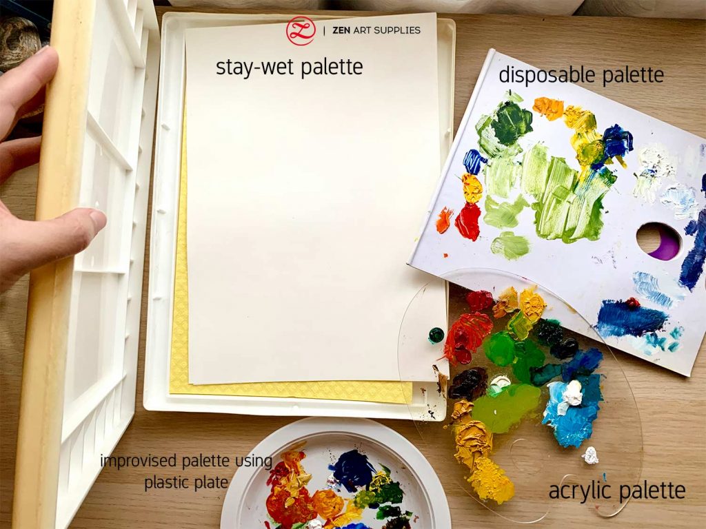 SAVE THIS POST FOR LATER How to make an acrylic paint wet pallet