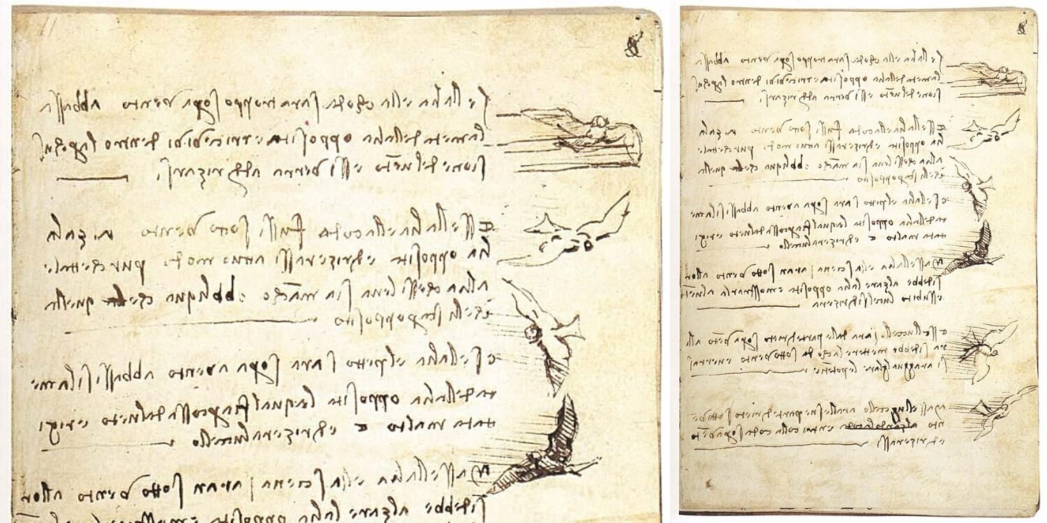 Da Vinci Codex on the Flight of Birds 