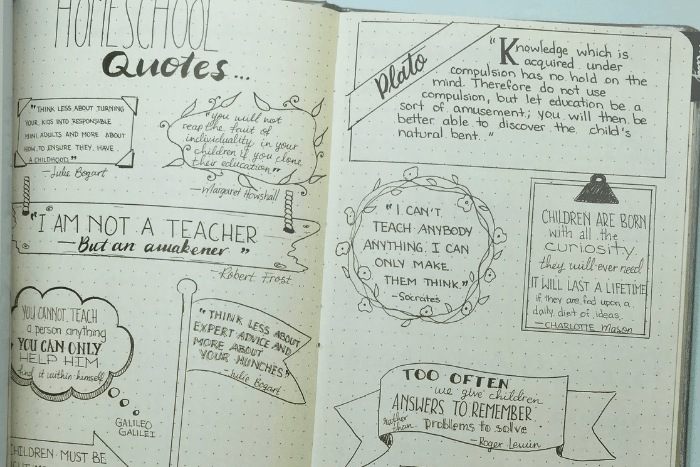 Journaling as a therapy, bullet journal layouts