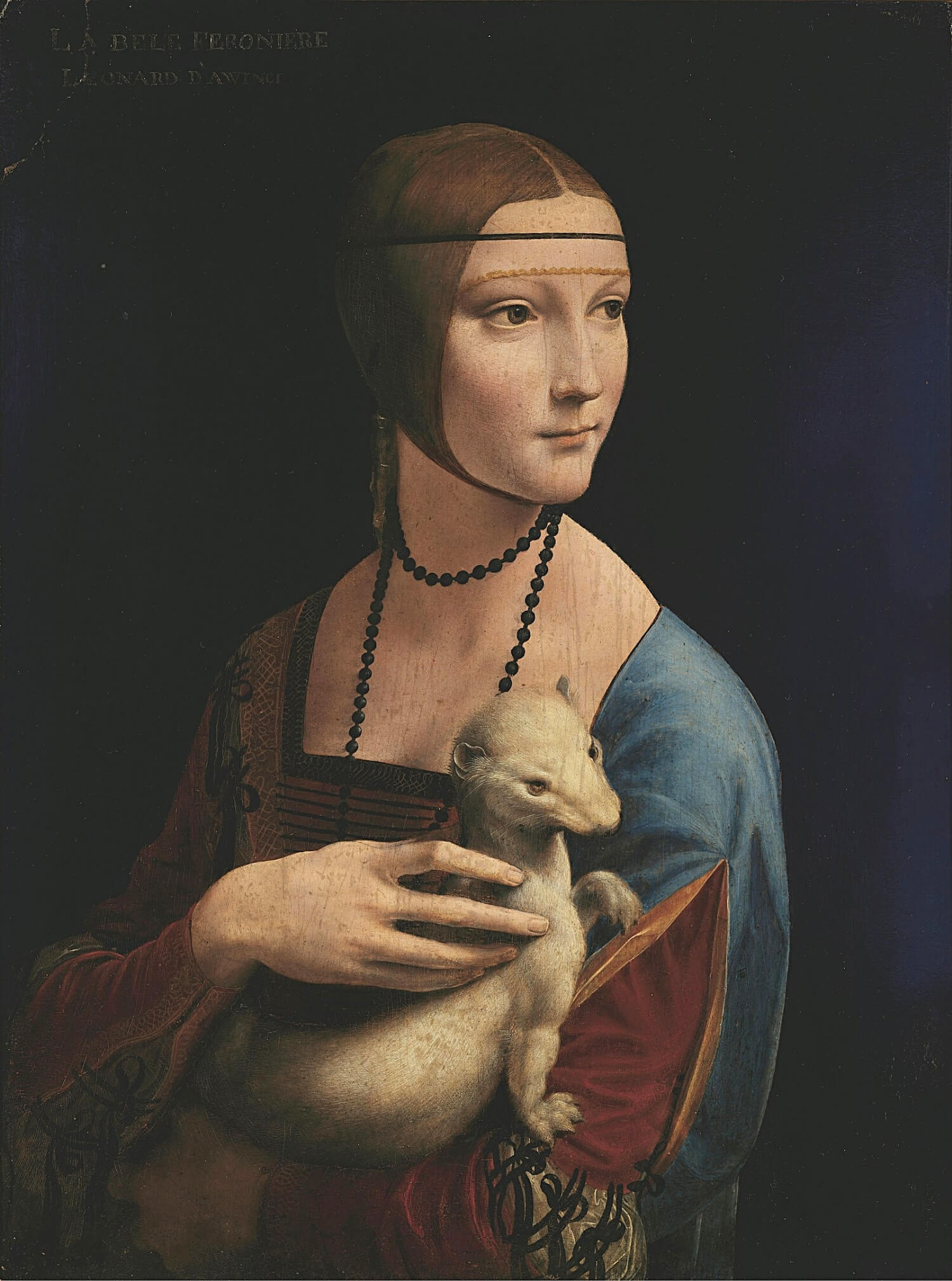 Da Vinci Lady with an Ermine - Famous Portraits ZenART