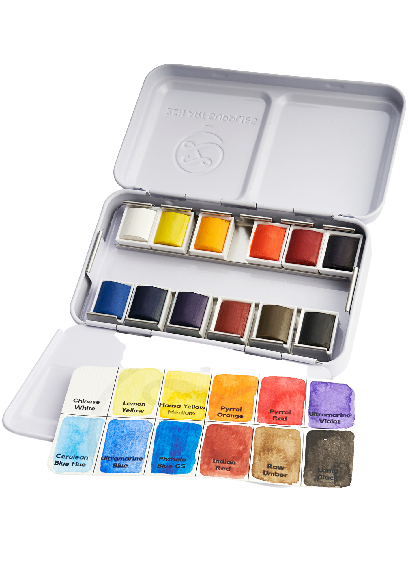 Opaque Watercolor Paint Box 12 Colors