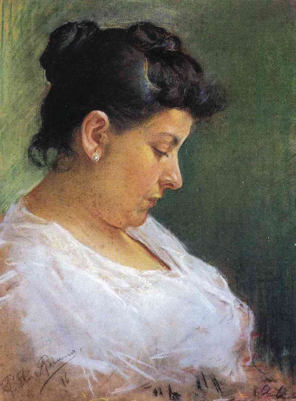 Portrait of the Artist's Mother (1896) Pablo Picasso
