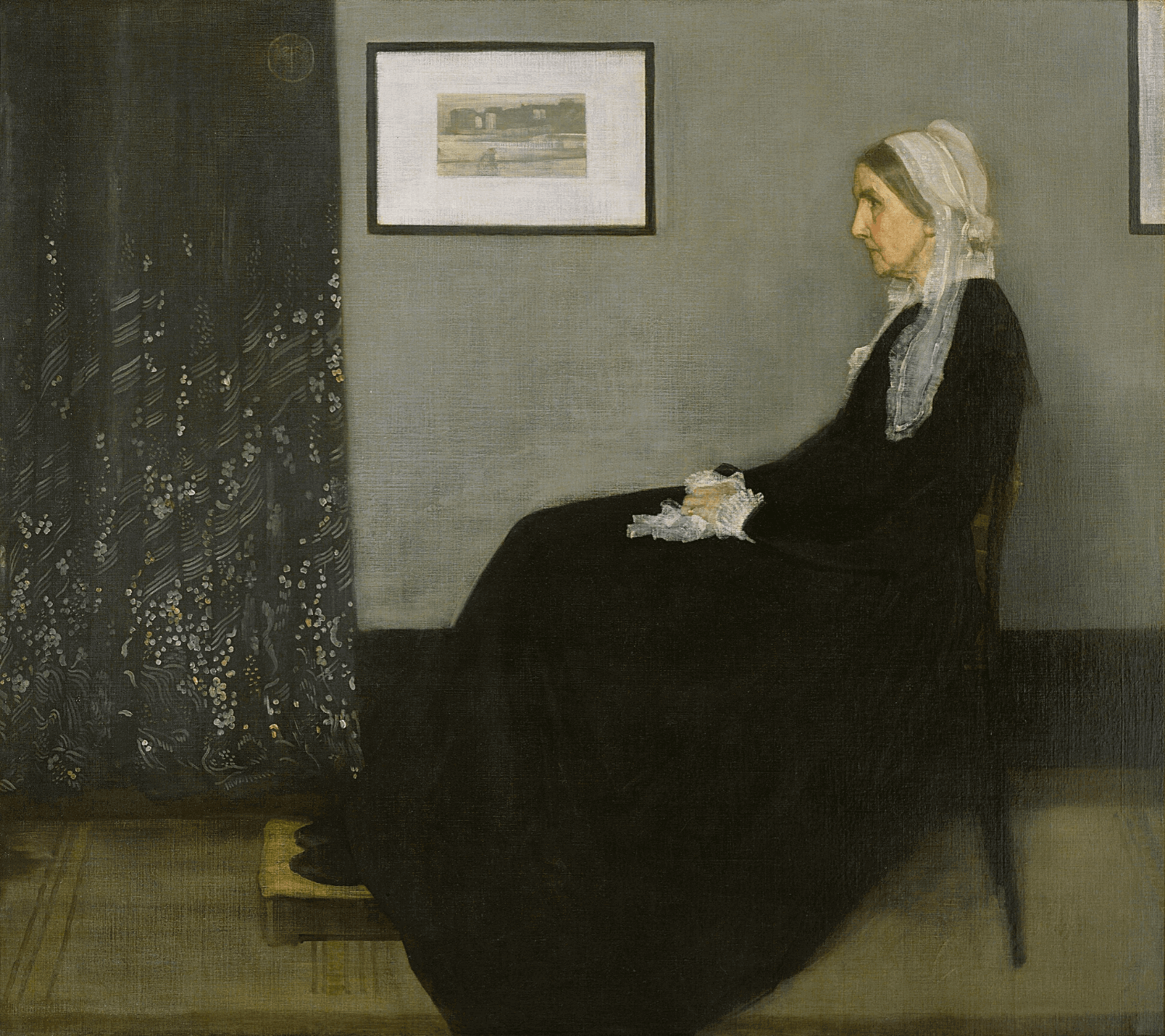 Iconic Potrait of the artist's mother by Whistler - Mothers Day Painting Ideas - ZenART Supplies