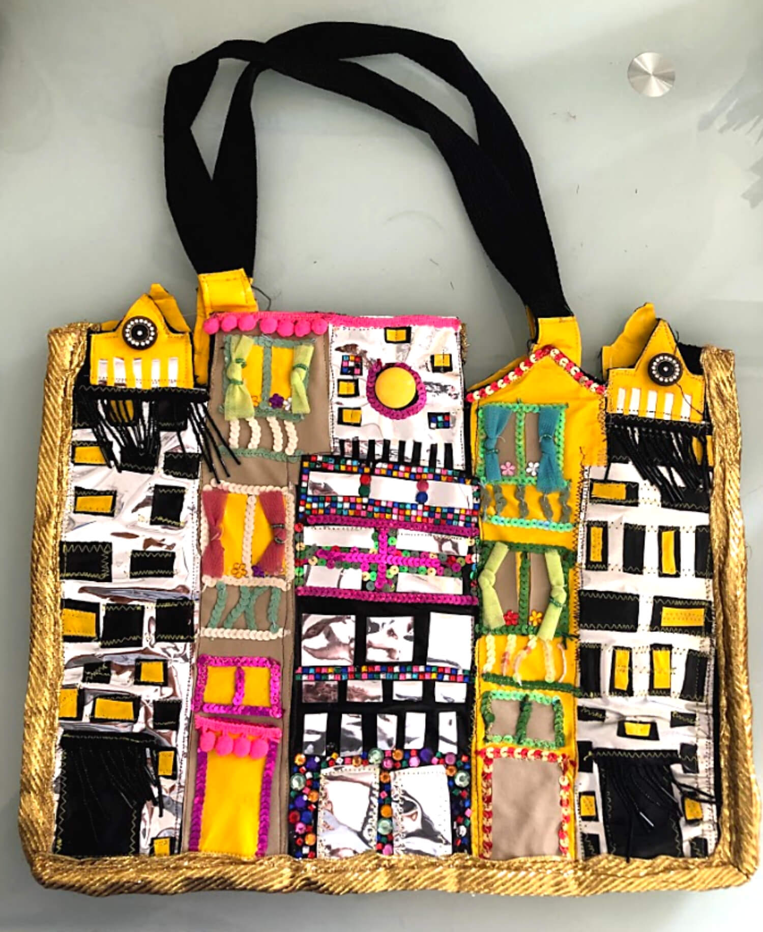 City Bag designed and hand made by Theodora Augusta Lionti