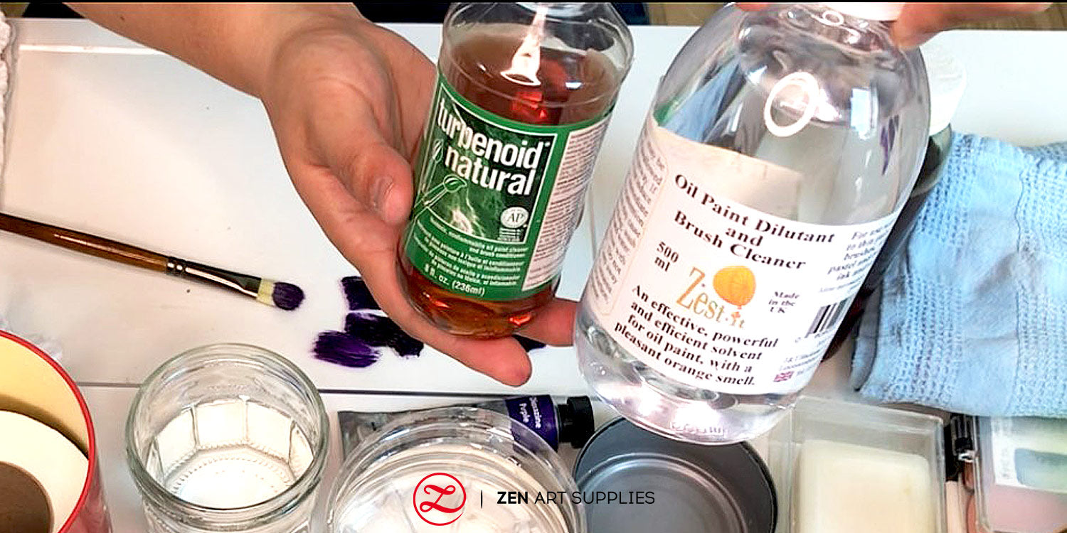 How To Clean Oil Paint Brushes – ZenARTSupplies