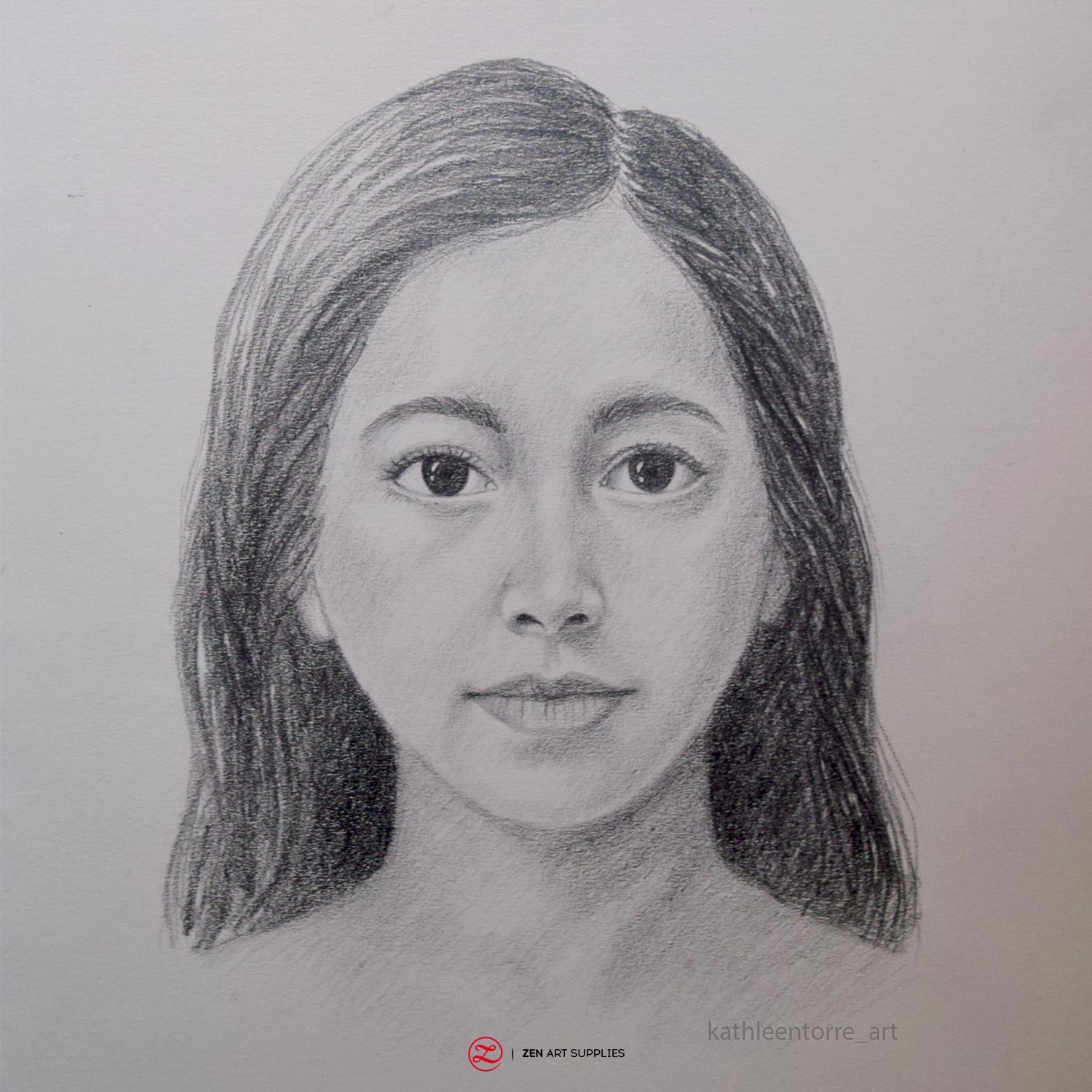 female portrait pencil drawing illustration sketch Stock Photo  Alamy