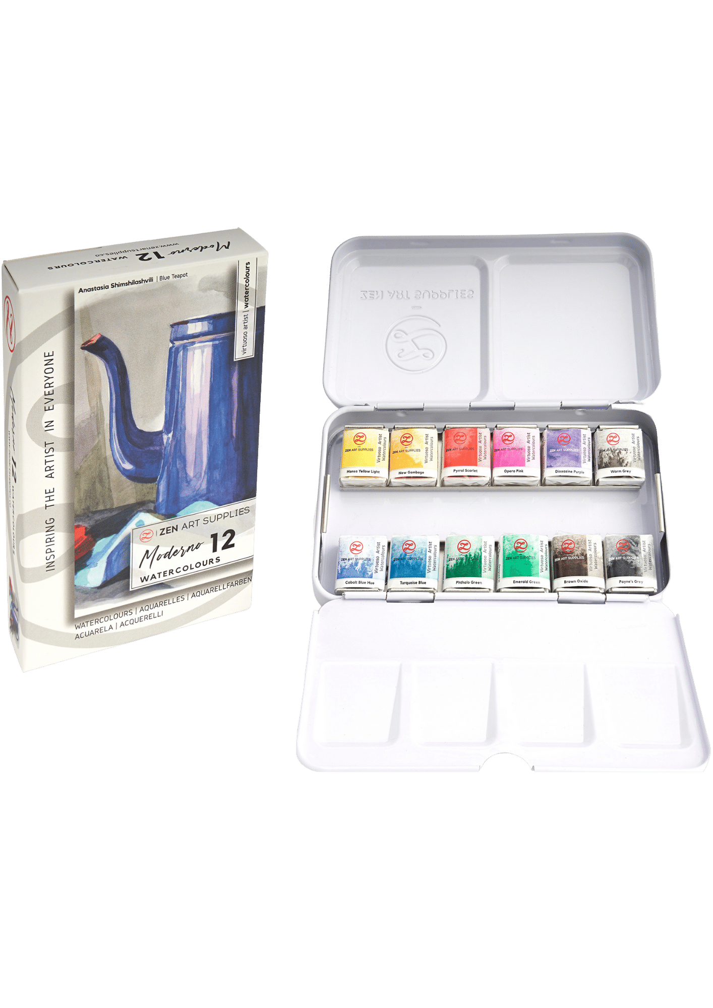 Watercolor Travel Set (18pc) – Harepin Creative