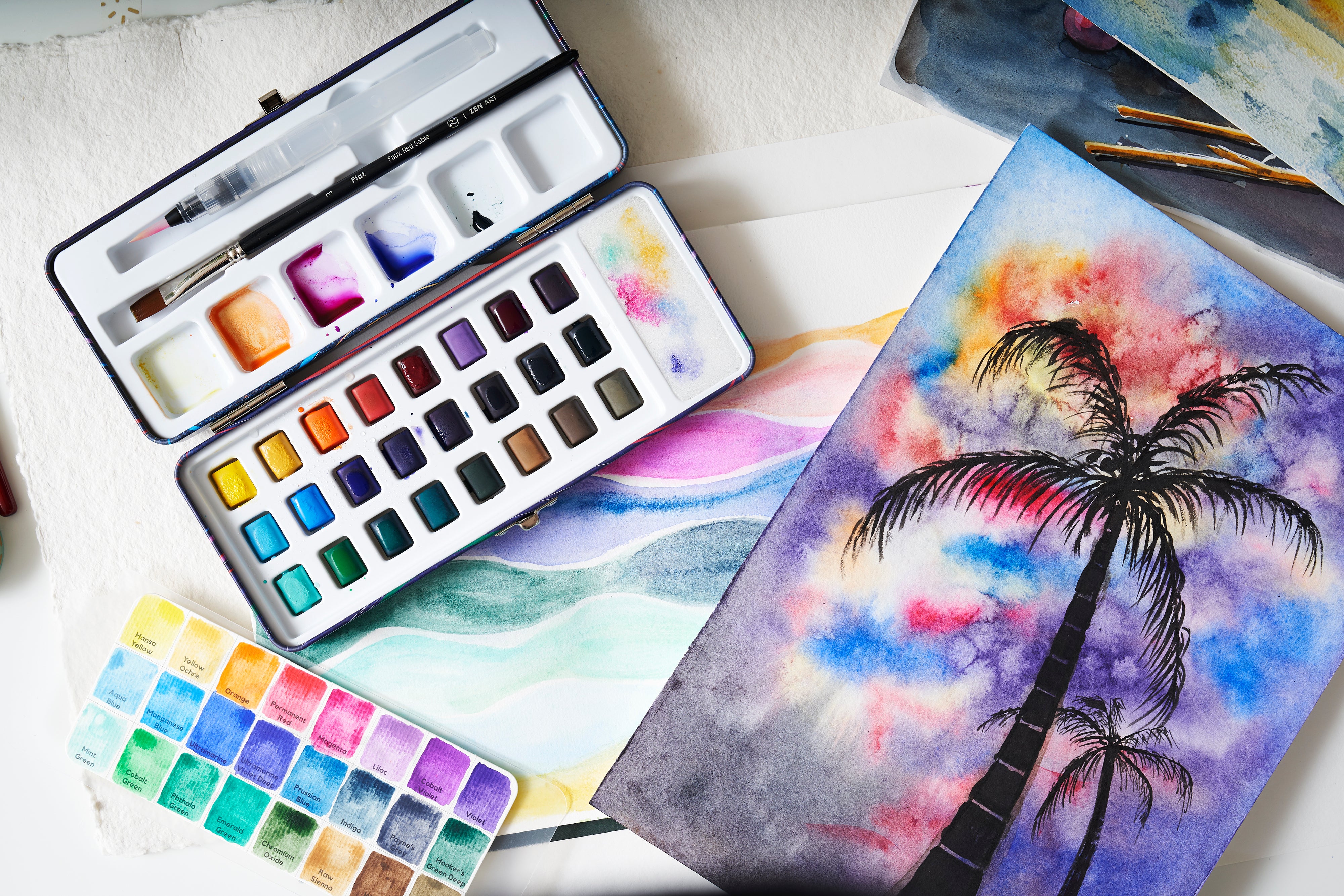 Best Watercolor Travel Sets for Painting On the Go –