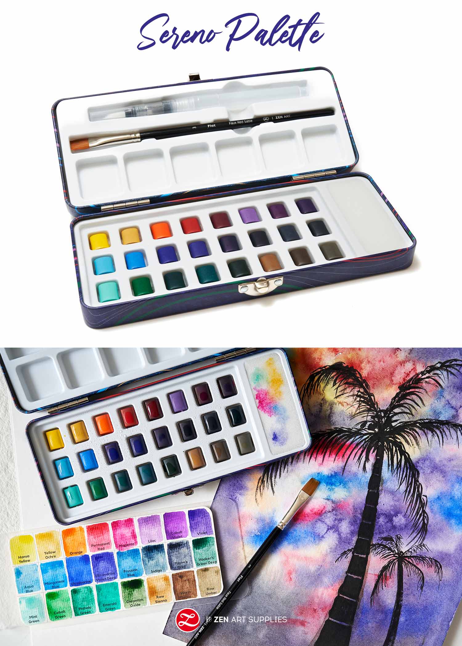 best travel watercolor brush set