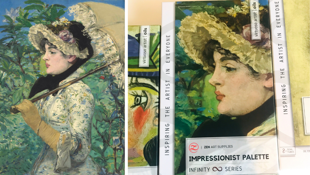 ZenART Infinity Series Impressionist Palette - Manet Paintings