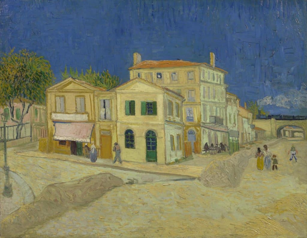 yellow art - "The Street" aka The Yellow House, Vincent Van Gogh, 1888