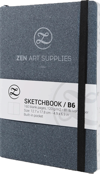 White A6 Pocket Sketchbook – Martha Mae: Art Supplies & Beautiful