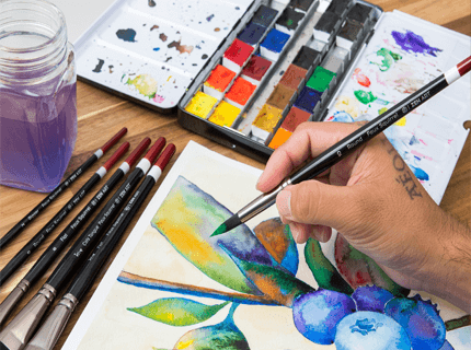 Smart Watercolor Brush Set 6 Set - Zenartify