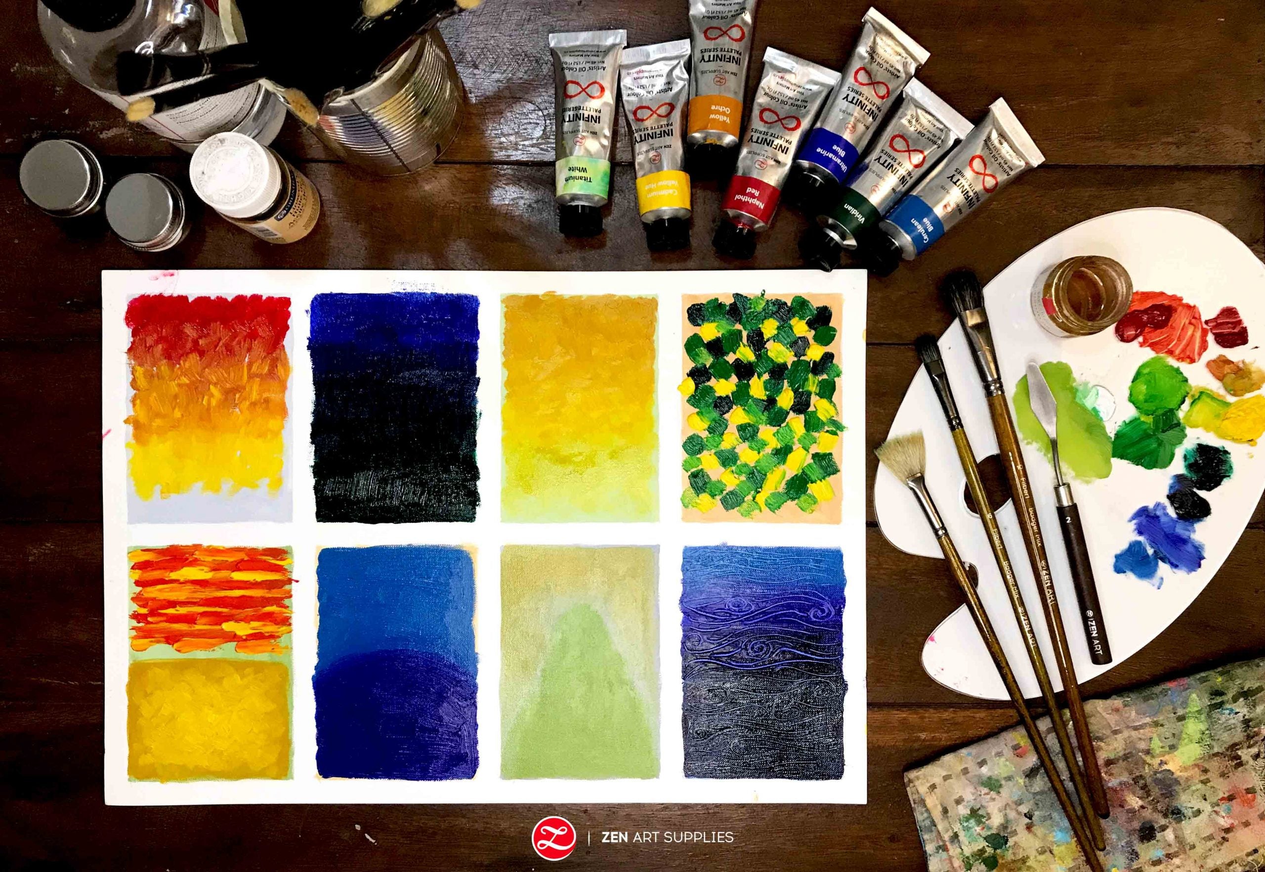 Best watercolour brush stroke - simple exercises to master your brush 
