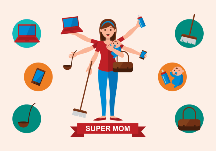 Super mom - Modern Motherhood