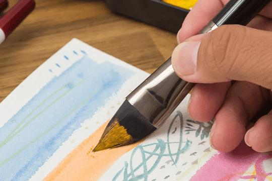 6 pcs Artist Tulip Watercolor Brush Set for Watercolors – ZenArtSupplies –  ZenARTSupplies